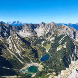 Bike and Hike zu den Soiernseen und auf die Gumpenkarspitze