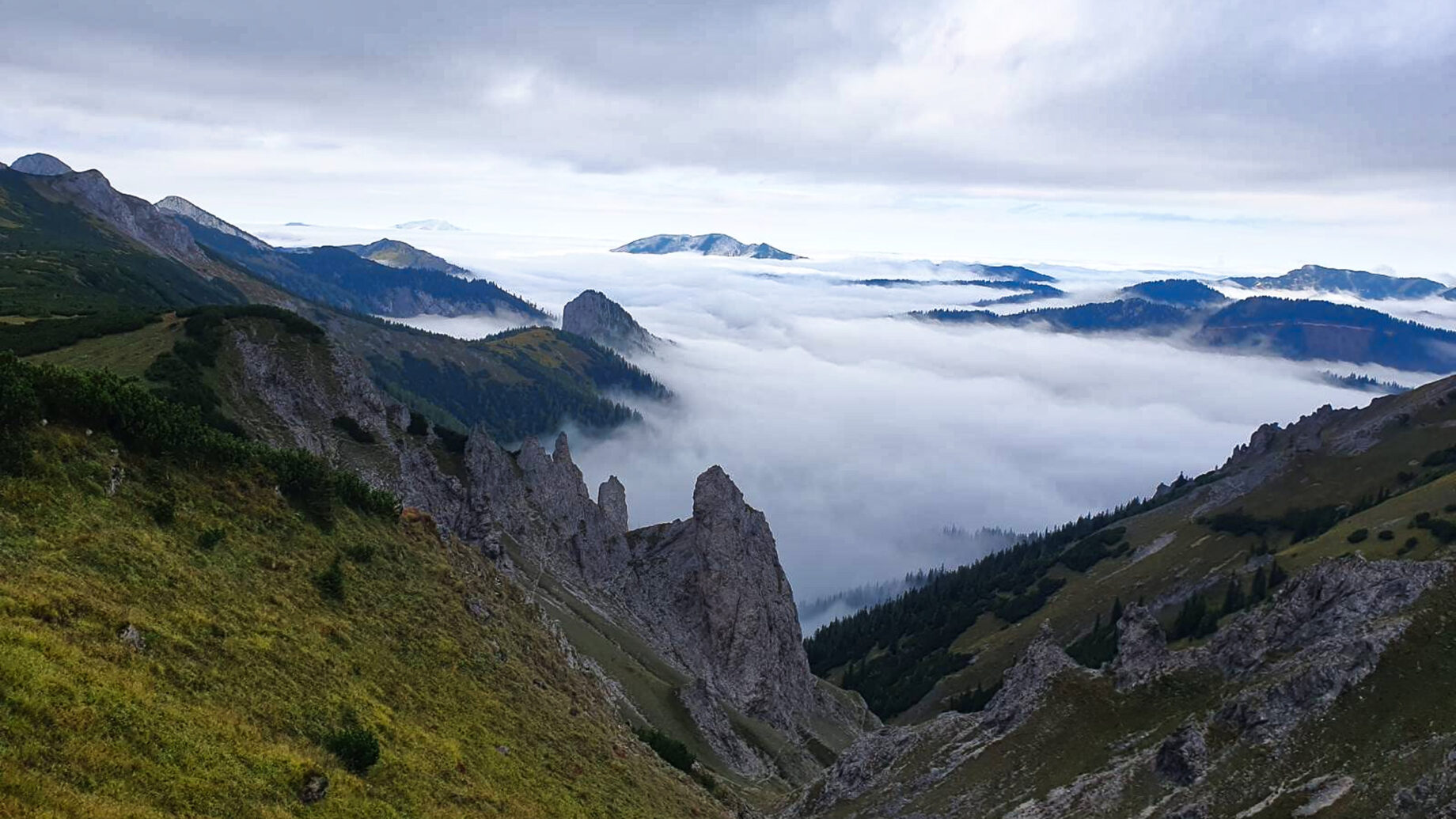 Tag 1 Abend: Die Wolken lichten sich. Foto: Sarah Pallauf