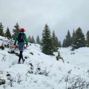 Winterliche Verhältnisse am Padauner Kogel