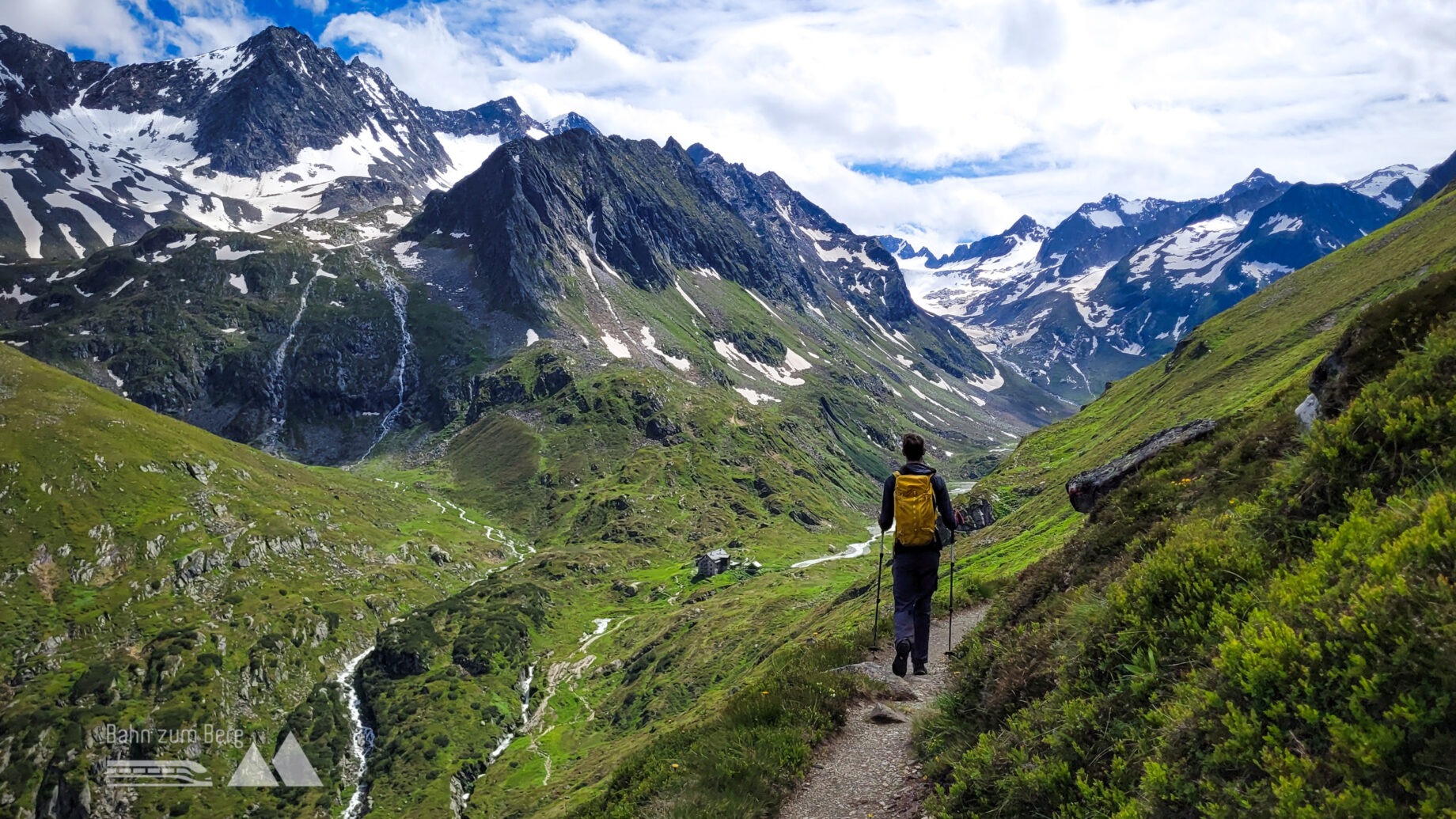 Die Franz-Senn-Hütte im Visier. Foto: Konrad Gwiggner