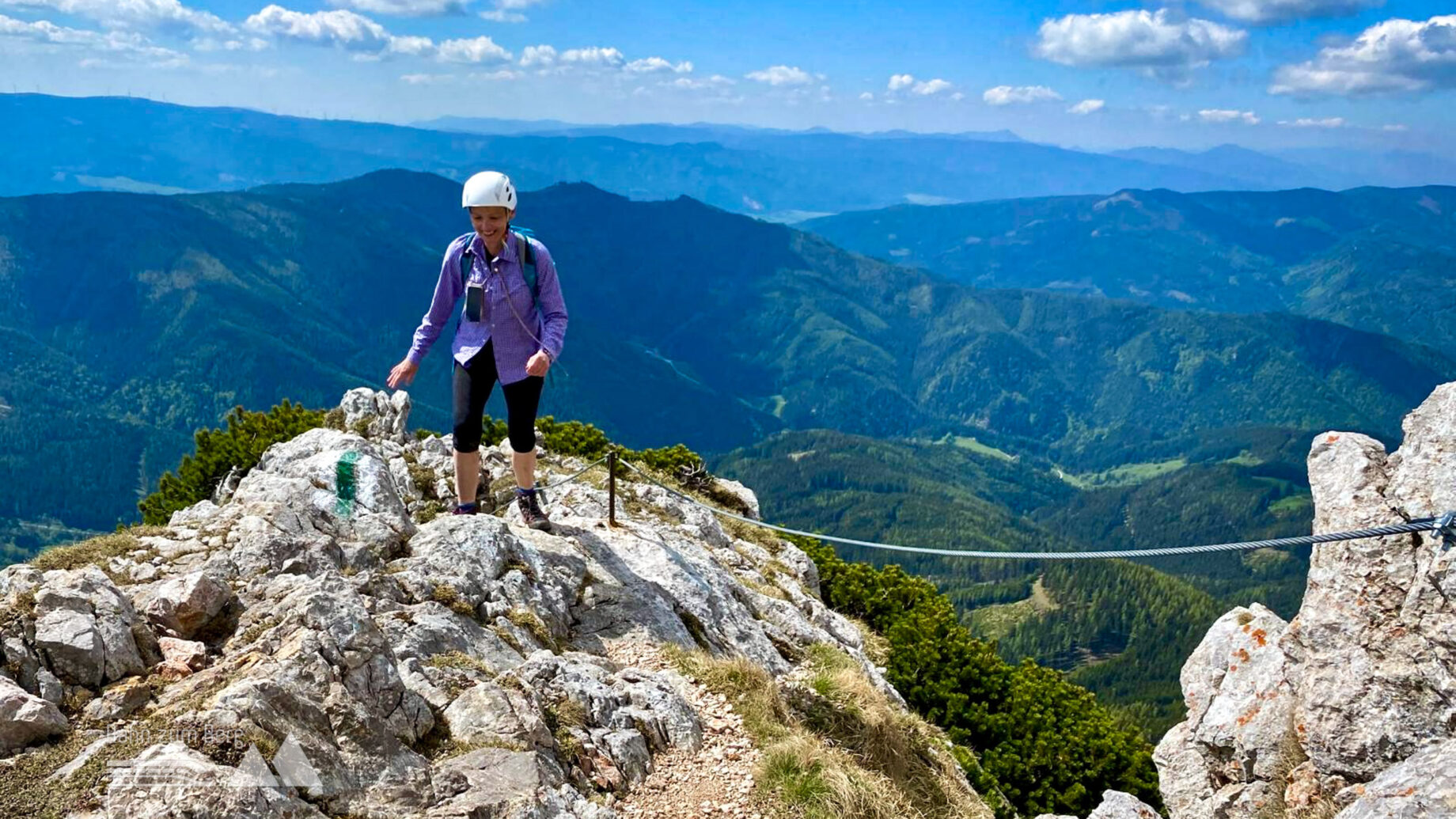 Gretchensteig, Rax. Foto Peter Backé