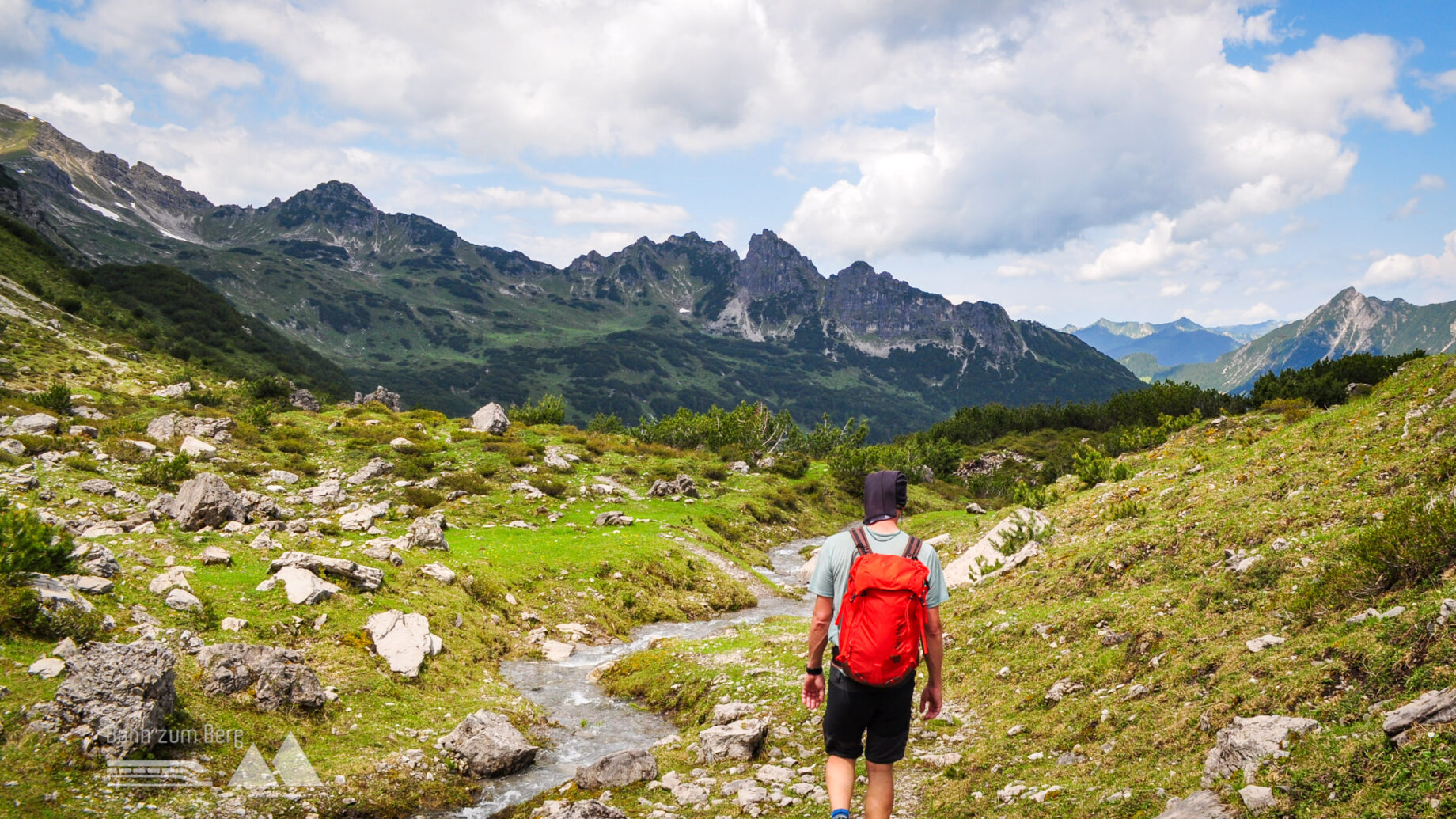 Auf dem Weg, kurz vor der Faludrigaalpe. Foto: Norman und Lisa